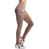imageNELEUS Womens Yoga Pant Tummy Control High Waist Running Leggings with Pocket9033 Yoga Pant 3 Packblue red brown
