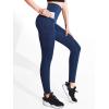 imageNELEUS Womens Yoga Pant Tummy Control High Waist Running Leggings with Pocket9048 2 Pack blackNavy