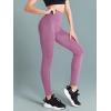imageNELEUS Womens Yoga Pant Tummy Control High Waist Running Leggings with Pocket9048 2 Pack pinkGrey
