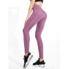 imageNELEUS Womens Yoga Pant Tummy Control High Waist Running Leggings with Pocket9048 2 Pack pinkGrey
