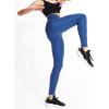 imageNELEUS Womens Yoga Pant Tummy Control High Waist Running Leggings with Pocket9048 3 Pack blackGreyDenim Blue