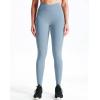 imageNELEUS Womens Yoga Pant Tummy Control High Waist Running Leggings with Pocket9124 NavyGrayish Blue 2 Pack