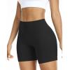 imageNELEUS Workout ShortsLegging for Women Scrunch Seamless Soft High Waist Gym ShortsPantsQ1055 1 Pack black