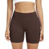 imageNELEUS Workout ShortsLegging for Women Scrunch Seamless Soft High Waist Gym ShortsPantsQ1055 1 Pack coffe
