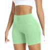 imageNELEUS Workout ShortsLegging for Women Scrunch Seamless Soft High Waist Gym ShortsPantsQ1055 1 Pack green