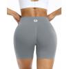 imageNELEUS Workout ShortsLegging for Women Scrunch Seamless Soft High Waist Gym ShortsPantsQ1055 1 Pack grey