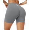 imageNELEUS Workout ShortsLegging for Women Scrunch Seamless Soft High Waist Gym ShortsPantsQ1055 1 Pack grey
