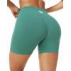 imageNELEUS Workout ShortsLegging for Women Scrunch Seamless Soft High Waist Gym ShortsPantsQ1055 1 Pack lake Green