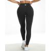 imageNELEUS Workout ShortsLegging for Women Scrunch Seamless Soft High Waist Gym ShortsPantsQ1155 1 Pack black