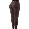 imageNELEUS Workout ShortsLegging for Women Scrunch Seamless Soft High Waist Gym ShortsPantsQ1155 1 Pack coffe