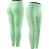 imageNELEUS Workout ShortsLegging for Women Scrunch Seamless Soft High Waist Gym ShortsPantsQ1155 1 Pack green