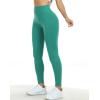 imageNELEUS Workout ShortsLegging for Women Scrunch Seamless Soft High Waist Gym ShortsPantsQ1155 1 Pack lake Green