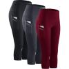9027 Black/Grey/Burgundy 3 Pack