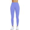 imageNELEUS Workout ShortsLegging for Women Scrunch Seamless Soft High Waist Gym ShortsPantsQ1155 1 Pack purple