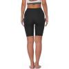 imageNELEUS Womens Athletic Shorts High Waist Tummy Control Workout Biker Shorts for Running Gym Yoga1010 BlackBlueRed 3 Pack