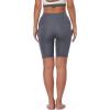 imageNELEUS Womens Athletic Shorts High Waist Tummy Control Workout Biker Shorts for Running Gym Yoga1010 BlackGreyRed 3 Pack