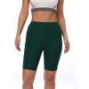 imageNELEUS Womens Athletic Shorts High Waist Tummy Control Workout Biker Shorts for Running Gym Yoga1010 Dark RedNavyDark Green 3 Pack