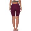 imageNELEUS Womens Athletic Shorts High Waist Tummy Control Workout Biker Shorts for Running Gym Yoga1010 Dark RedNavyDark Green 3 Pack