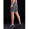 imageNELEUS Womens Athletic Shorts High Waist Tummy Control Workout Biker Shorts for Running Gym Yoga9005 3 Pack blackGreyBlue