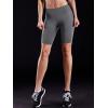 imageNELEUS Womens Athletic Shorts High Waist Tummy Control Workout Biker Shorts for Running Gym Yoga9005 3 Pack blackGreyRed
