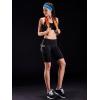 imageNELEUS Womens Athletic Shorts High Waist Tummy Control Workout Biker Shorts for Running Gym Yoga9005 3 Pack blackGreyRed