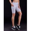 imageNELEUS Womens Athletic Shorts High Waist Tummy Control Workout Biker Shorts for Running Gym Yoga9005 3 Pack blackGreyWhite