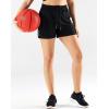 imageNELEUS Womens Lightweight Running Shorts Workout Athletic Short for Yoga with Pocket4 Inseam BlackBlackBlack  3 Pack