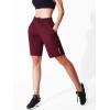 imageNELEUS Womens Lightweight Running Shorts Workout Athletic Short for Yoga with Pocket9054 3 Pack  blackGreyRed