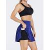 imageNELEUS Womens Lightweight Running Shorts Workout Athletic Short for Yoga with PocketSkirts BlackGreyBlue 3 Pack