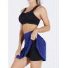 imageNELEUS Womens Lightweight Running Shorts Workout Athletic Short for Yoga with PocketSkirts BlackGreyBlue 3 Pack