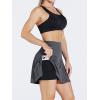imageNELEUS Womens Lightweight Running Shorts Workout Athletic Short for Yoga with PocketSkirts BlackGreyRed 3 Pack