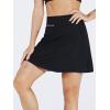 imageNELEUS Womens Lightweight Running Shorts Workout Athletic Short for Yoga with PocketSkirts BlackGreyRed 3 Pack