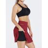 imageNELEUS Womens Lightweight Running Shorts Workout Athletic Short for Yoga with PocketSkirts BlackGreyRed 3 Pack