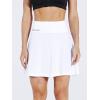 imageNELEUS Womens Lightweight Running Shorts Workout Athletic Short for Yoga with PocketSkirts WhiteGreyBlue 3 Pack