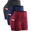 9118 Black/Red/Dark Navy 3 Pack