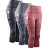 9034 Black/Grey/Red 3 Pack
