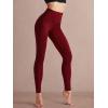 imageNELEUS High Waist Running Workout Leggings for Yoga with Pockets9017 Yoga Pant 3 PackblueNavyRed