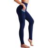 imageNELEUS High Waist Running Workout Leggings for Yoga with Pockets9017 Yoga Pant 3 PackblueNavyRed
