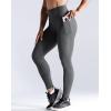 imageNELEUS High Waist Running Workout Leggings for Yoga with Pockets9069 BlackGrey  2 Pack