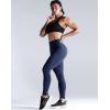 imageNELEUS High Waist Running Workout Leggings for Yoga with Pockets9069 BlackGreyDark Navy 3 Pack