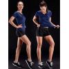 imageNELEUS Womens 3 Pack Compression Workout Athletic Shirt8016 BlackGreyNavy Blue 3 Pack