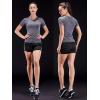 imageNELEUS Womens 3 Pack Compression Workout Athletic Shirt8016 BlackGreyRed 3 Pack