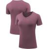 imageNELEUS Womens 3 Pack Compression Workout Athletic Shirt8016 BlackGreyRosy Brown 3 Pack