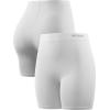 imageNELEUS Womens 4quot 3quot Biker Short 3 Pack High Waist Athletic Shorts for Gym Yoga Running9057 BlackGreyWhite