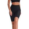 imageNELEUS Womens 8quot Biker Shorts High Waist Tummy Control Workout Running Shorts for Gym Yoga9044 BlackBlackBlack 3 Pack