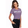 imageNELEUS Womens Running Crop Tank Tops Dry Fit Workout Athletic Crop Shirts Pack of 31501 BlackGreyPurple