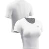 imageNELEUS Womens Running Crop Tank Tops Dry Fit Workout Athletic Crop Shirts Pack of 38079 BlackBlueWhite 3 Pack