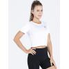 imageNELEUS Womens Running Crop Tank Tops Dry Fit Workout Athletic Crop Shirts Pack of 38079 BlackBlueWhite 3 Pack