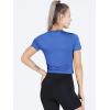 imageNELEUS Womens Running Crop Tank Tops Dry Fit Workout Athletic Crop Shirts Pack of 38079 BlackGreyBlue 3 Pack