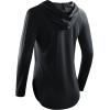 imageNELEUS Womens Sun Protection Running Shirts Workout Athletic Shirts with Hoods8090 BlackBlackBlack 3 Pack